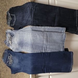 3 Pair Of SOUNDGIRL Bootcur Jeans Size 7